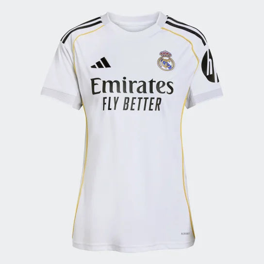 Camisa Real Madrid 2025/26 Adidas Feminina