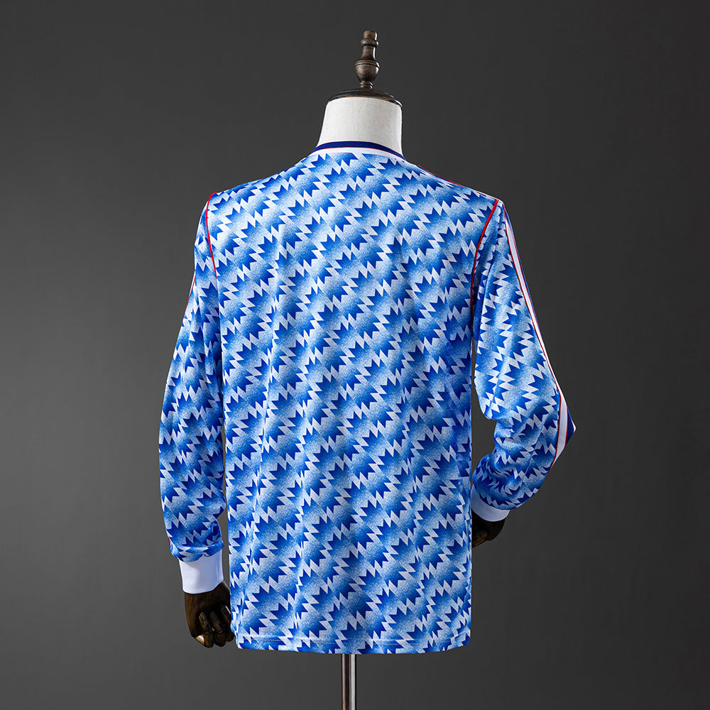 Camisa Manchester United Reserva 90/92 - Versão Retrô Manga Comprida