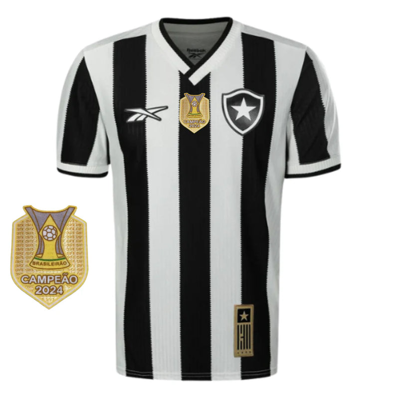 Camisa Botafogo Reebok 2024/25 Lançamento Com Patch de Campão Brasileiro