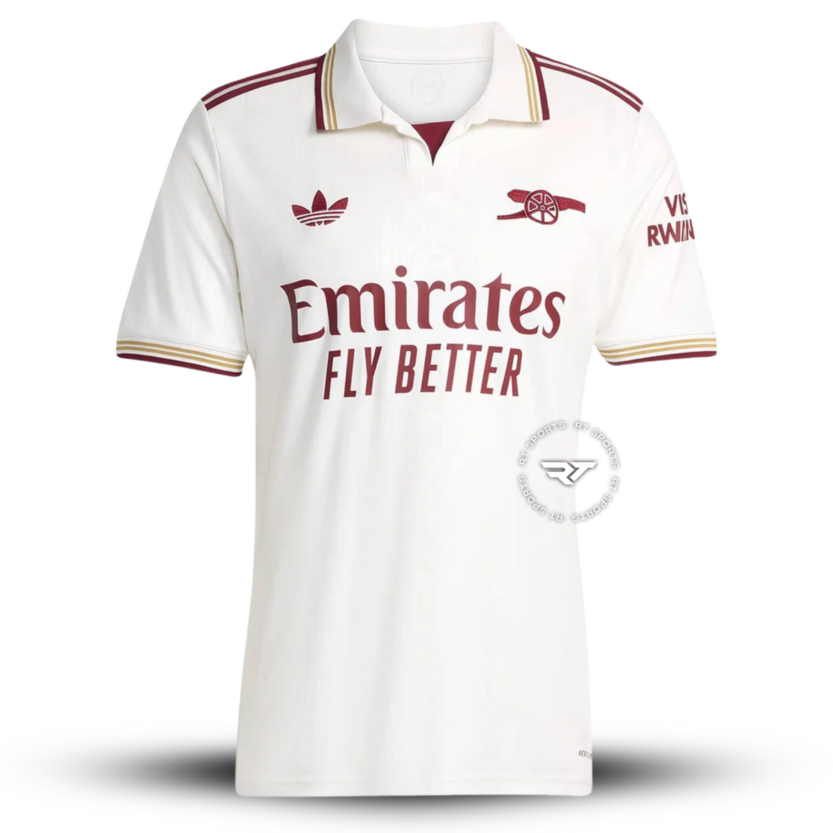 Camisa Arsenal Third 2025/26 Torcedor Adidas Masculino - Branco