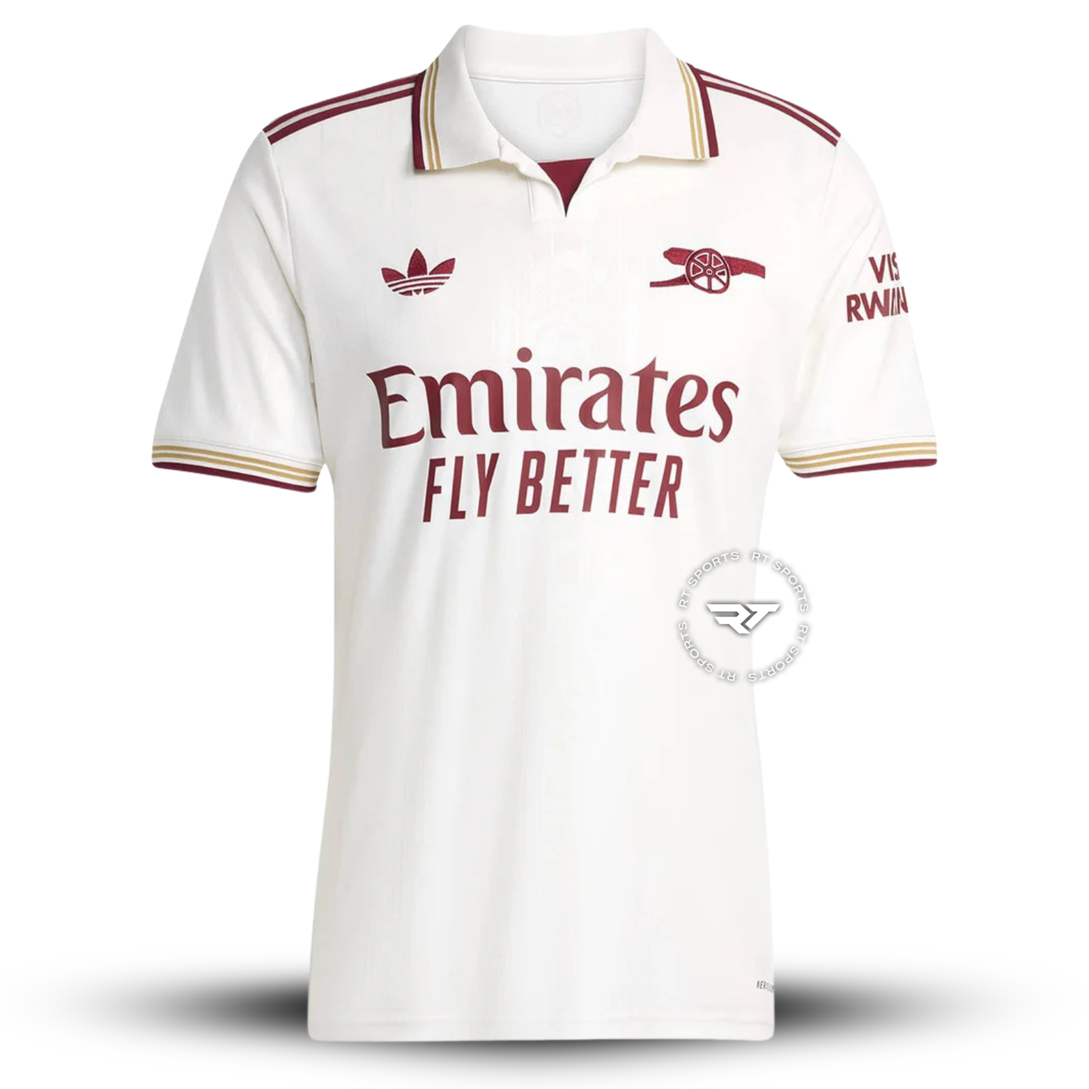 Camisa Arsenal Third 2025/26 Torcedor Adidas Masculino - Branco