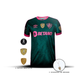 Camisa Fluminense 23/24 - Umbro Torcedor Masculina - Patchs da Libertadores Lançamento