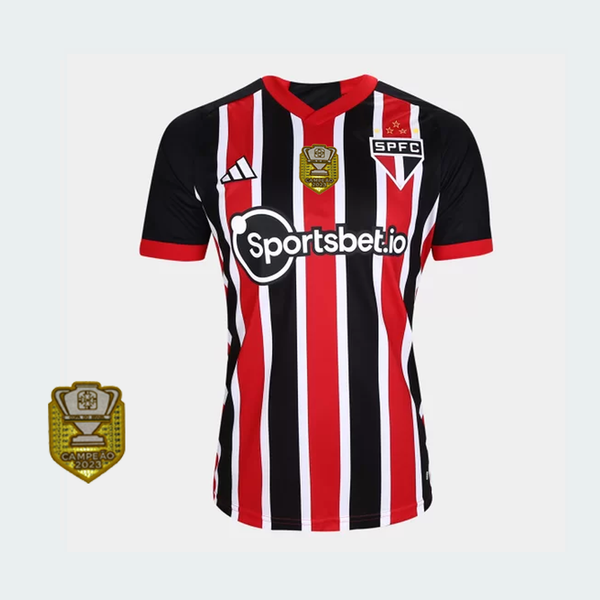 Camisa São Paulo Home 23/24 - Adidas Torcedor Masculina - Lançamento com Patch de atual campeão da Copa do Brasil