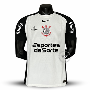 Camisa Corinthians 25/26 Nike Jogador Masculina Com Patrocínios