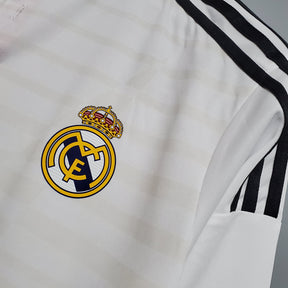 Camisa Real Madrid Titular 14/15 - Versão Retrô Manga Comprida