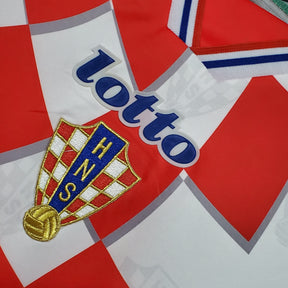 Camisa Croácia 1998 Titular - Versão Retrô