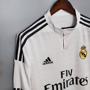 Camisa Real Madrid Titular 14/15 - Versão Retrô Manga Comprida