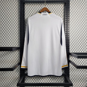 Camisa Real Madrid Home Manga comprida 23/24 - Adidas Torcedor Masculina - Torcedor