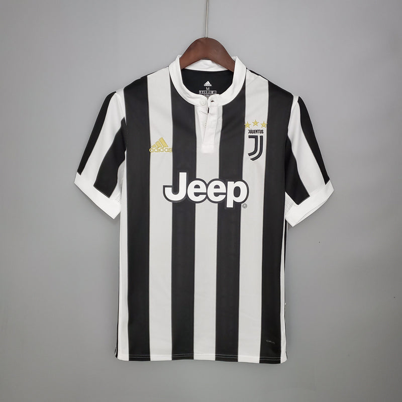 Camisa Juventus Titular 17/18 - Versão Retro